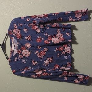 Cute Floral Long Sleeve